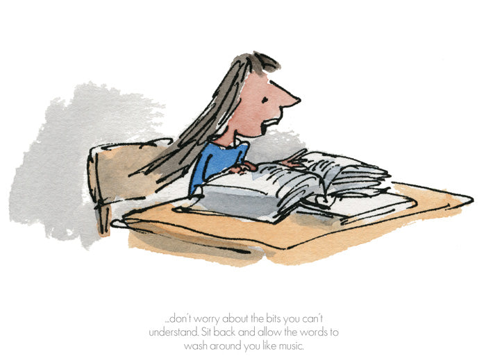 Limited Edition Print Matilda RD9265 - Sit Back and Allow The Words To Wash Around You