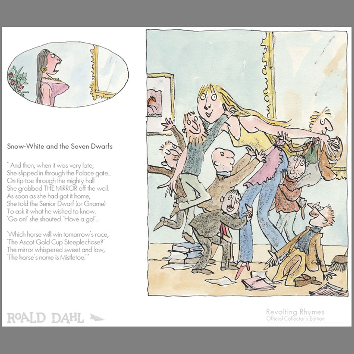 Snow White Print by Roald Dahl and Quentin Blake