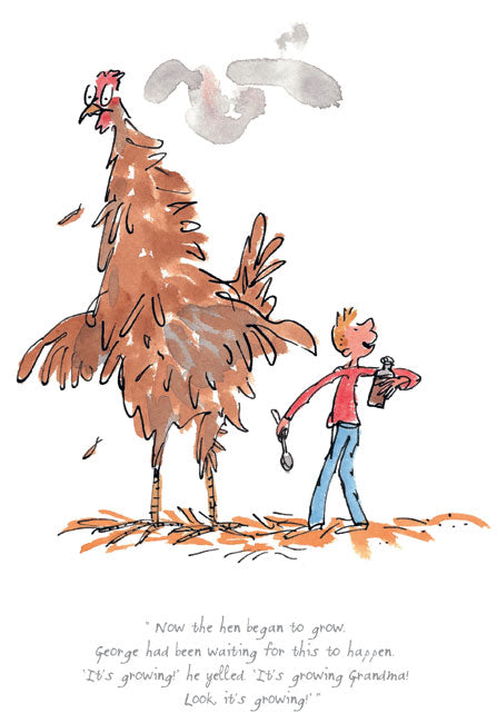 Limited Edition Print George's Marvellous Medicine RD9026 - The Hen Began To Grow