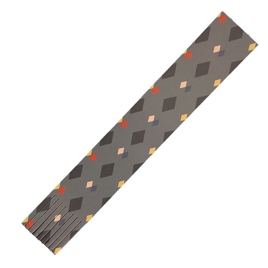 Roald Dahl's writing hut floor printed leather bookmark