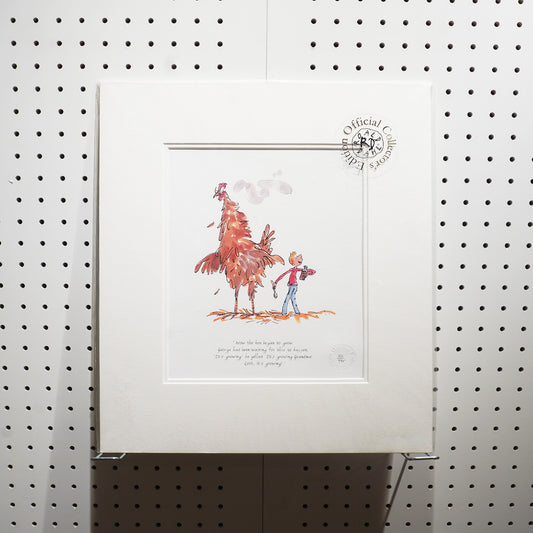 Limited Edition Print George's Marvellous Medicine RD9026 - The Hen Began To Grow