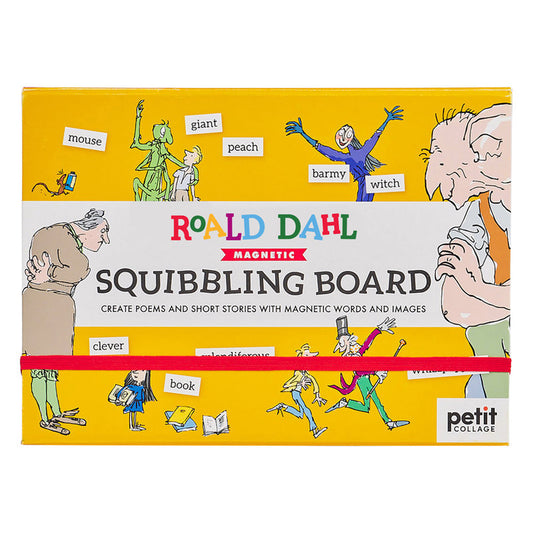 Magnetic Squibbling Board based on Roald Dahl stories with illustratinos by Quentin Blake