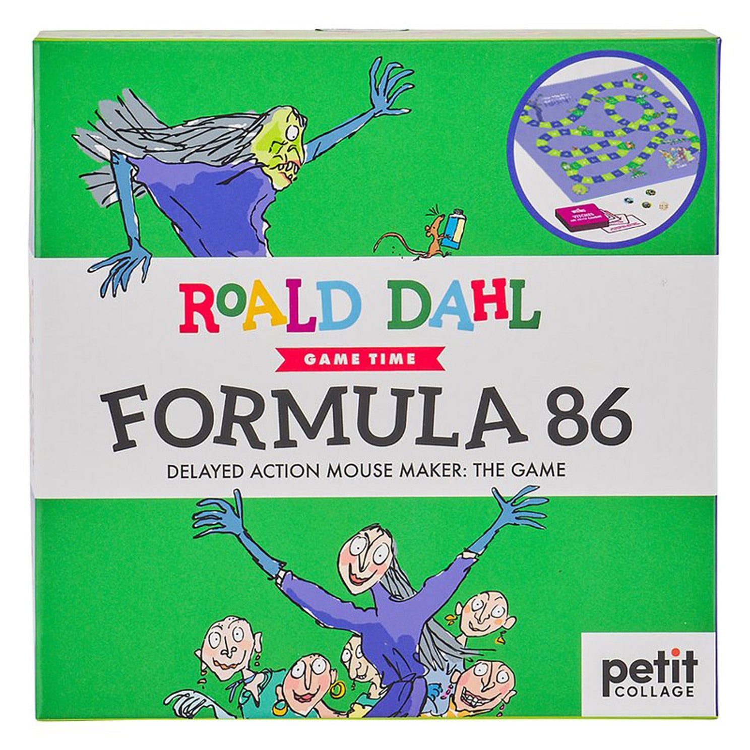 Formula 86 Delayed Action Mouse Maker: The Game, based on Roald Dahl's The Witches and with illustrations by Quentin Blake