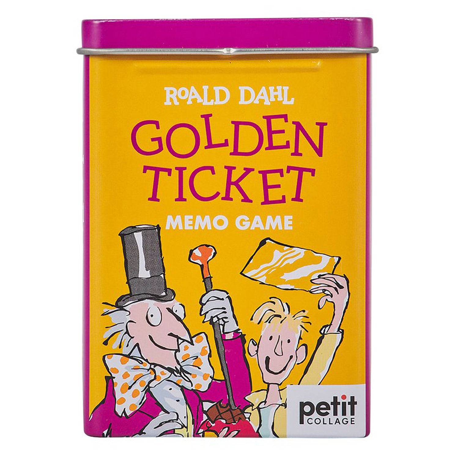 Golden Ticket Memo Game based on Charleie and the Chocolate Factory by Roald Dahl