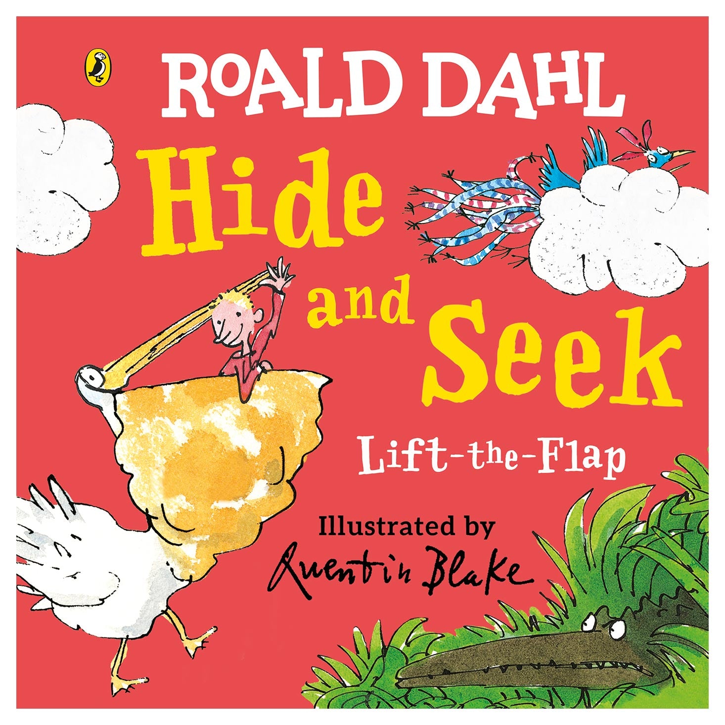 Hide and Seek board book based on Roald Dahl stories with Quentin Blake illustrations