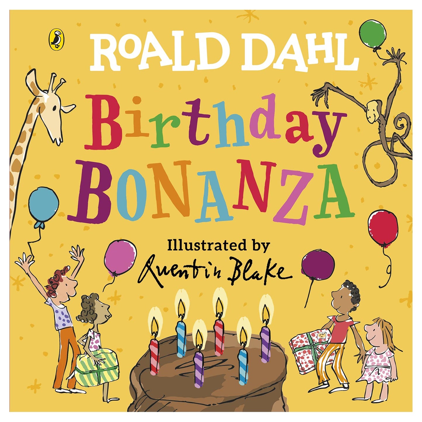 Birthday Bonanza board book based on Roald Dahl stories with Quentin Blake illustrations