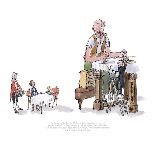 The BFG limited edition print by Roald Dahl and Quentin Blake