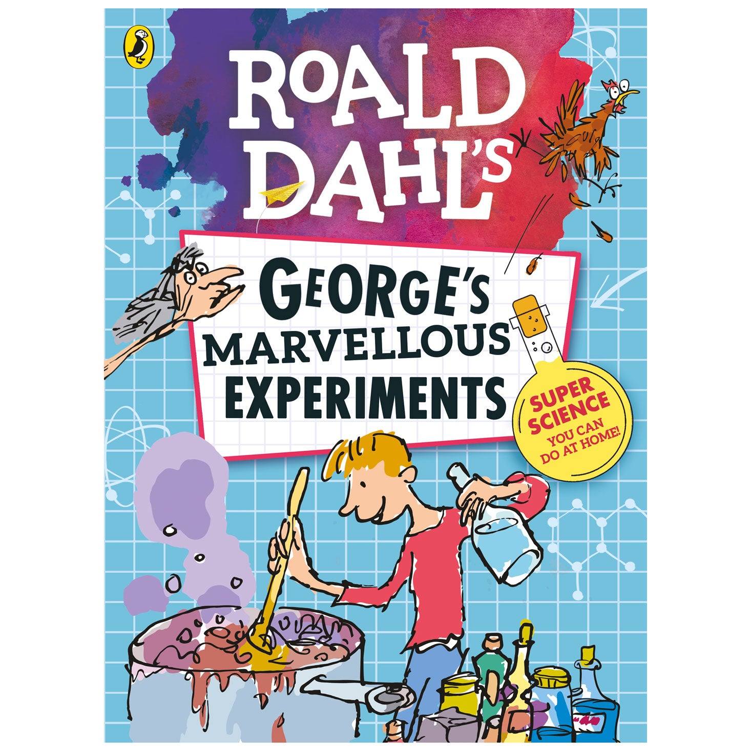 George's Marvellous Experiements science book based on George's Marvellous Medicine by Roald Dahl with illustrations by Quentin Blake