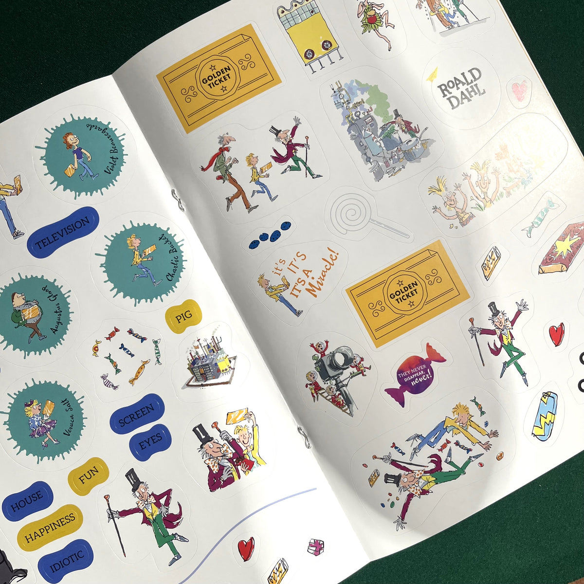 Charlie and the Chocolate Factory Whipple-Scrumptious Sticker Activity ...