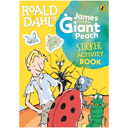 James and the Giant Peach Sticker Book based on Roald Dahl with illustrations by Quentin Blake