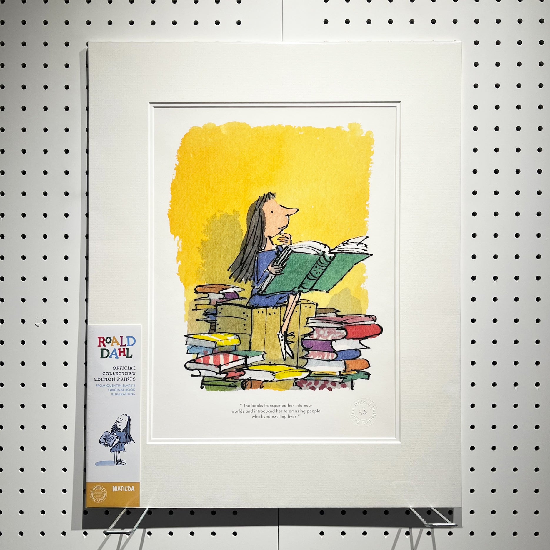 Limited Edition Print Matilda RD8022 – The Roald Dahl Museum Online Shop