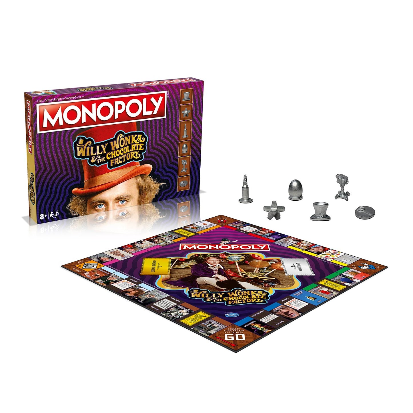 Willy Wonka Monopoly game from the film Willy Wonka and the Chocolate Factory by Roald Dahl