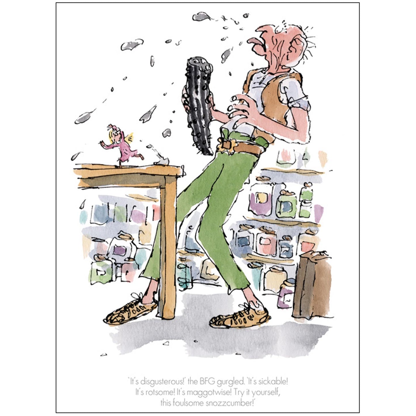 The BFG limited edition print from Roald Dahl and Quentin Blake