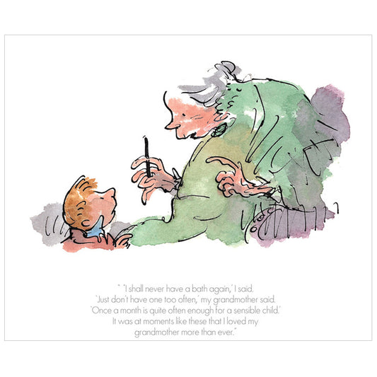 The Witches limited edition print from Roald Dahl and Quentin Blake