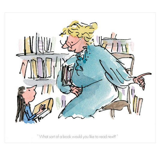 Matilda limited edition print  by Roald Dahl and Quentin Blake
