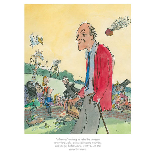 Museum exclusive limited edition print of My Year by Roald Dahl and Quentin Blake