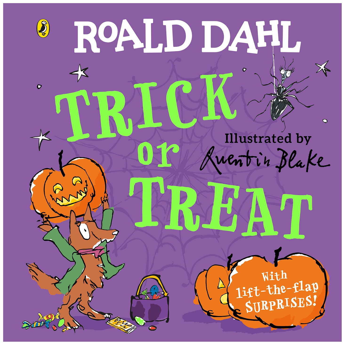 Trick or Treat, a lift the flap board book based on Roald Dahl stories with Quentin Blake illustrations