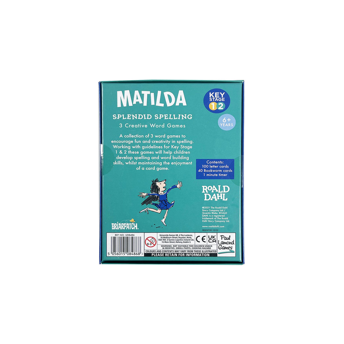 Matilda R Matilda Splendid Spelling – The Roald Dahl Museum Online Shop