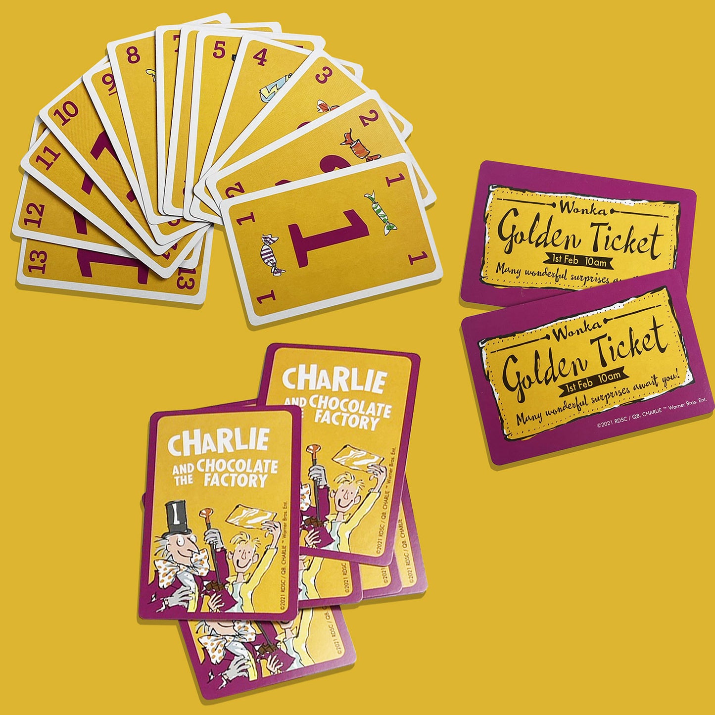Contents of Charlie and the Chocolate Factory Marvellous Maths game