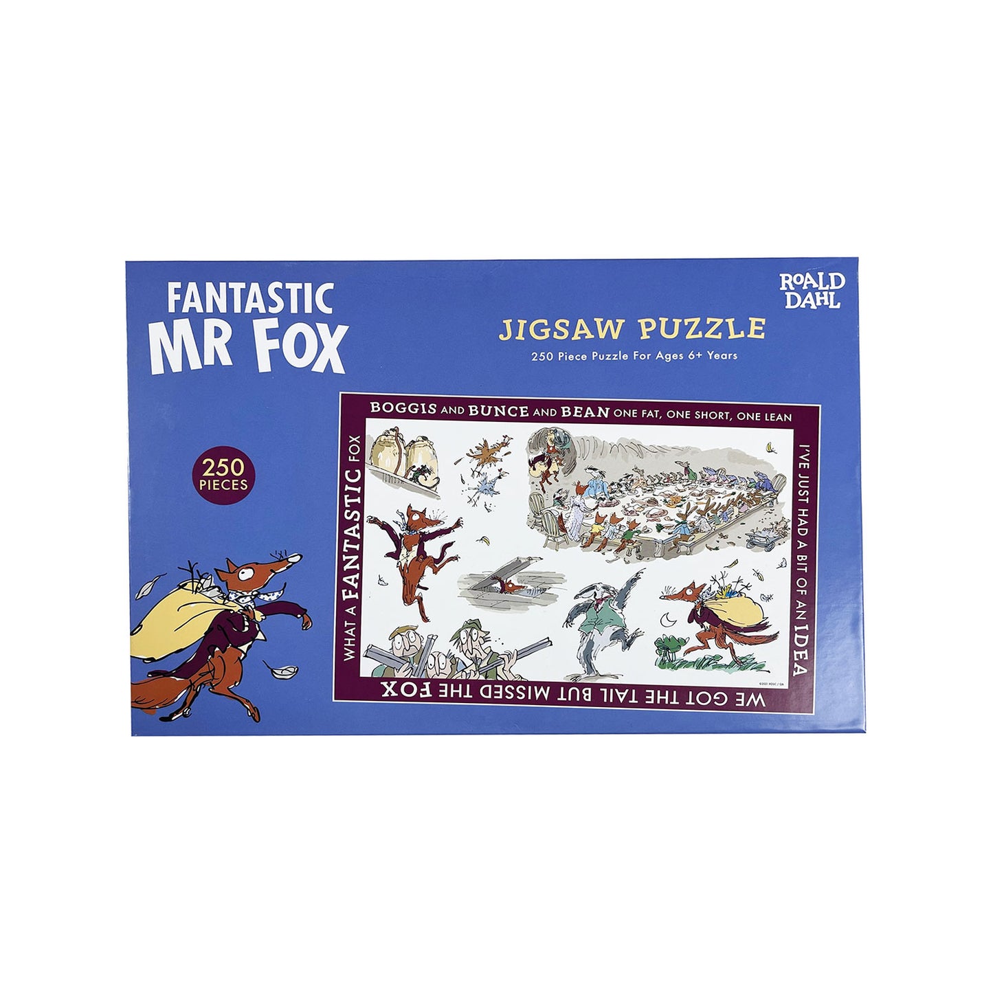 Fantastic Mr Fox Jigsaw Puzzle based on Roald Dahl with illustrations by Quentin Blake