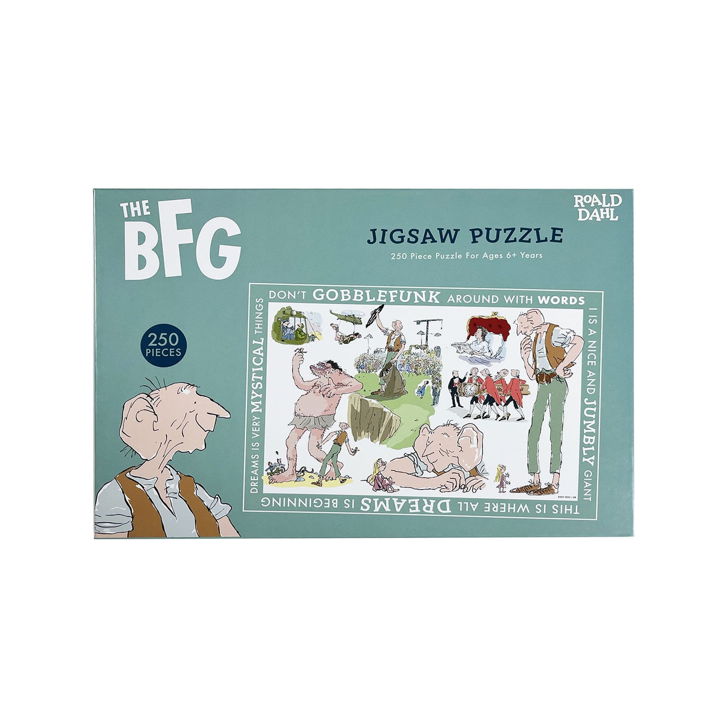 The BFG Jigsaw Puzzle based on Roald Dahl with illustrations by Quentin Blake