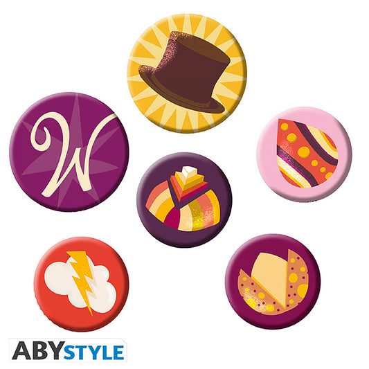 Wonka Badge Set