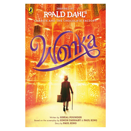Wonka paperback book based on characters from Roald Dahl's Charlie and the Chocolate Factory