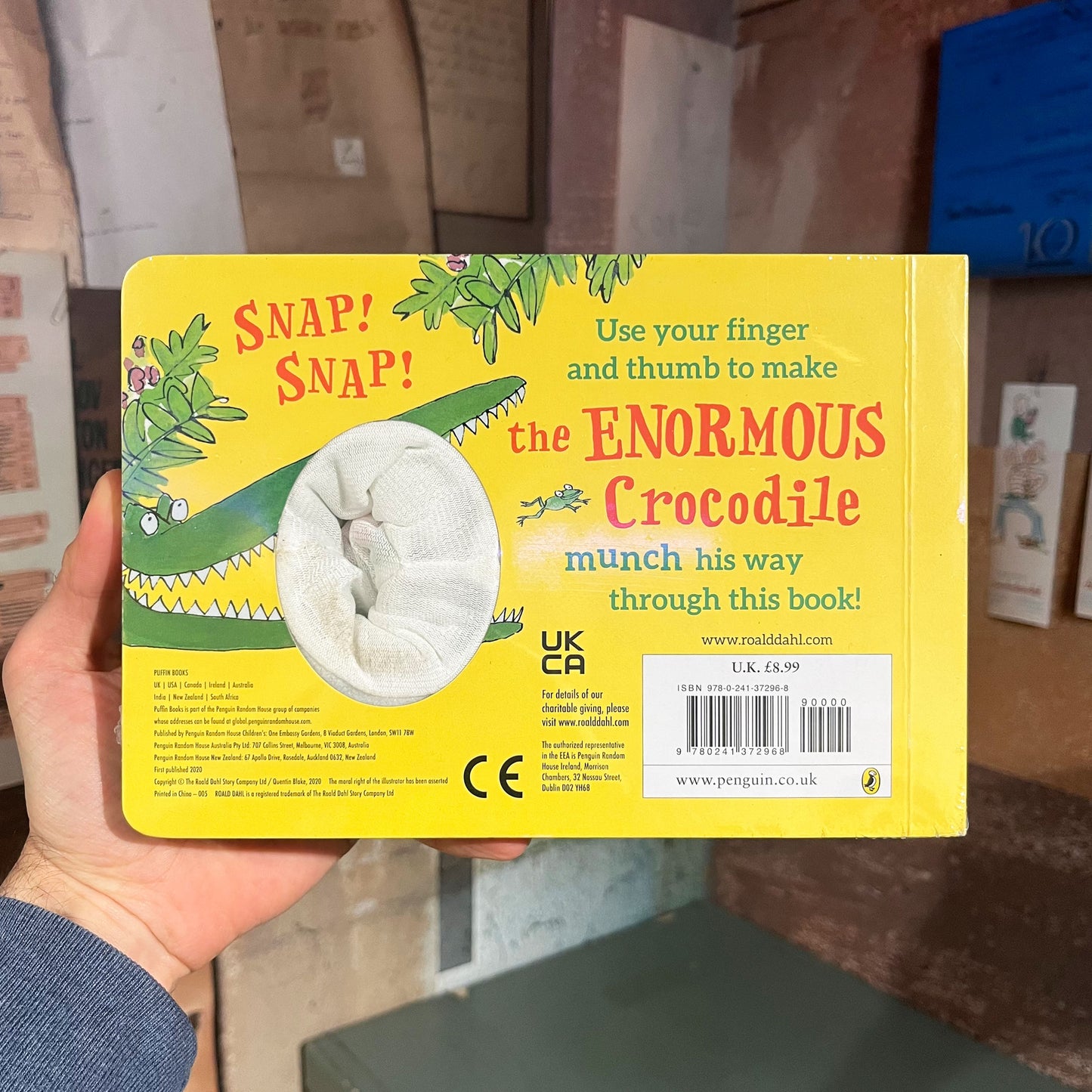 The Enormous Crocodile Finger Puppet Book