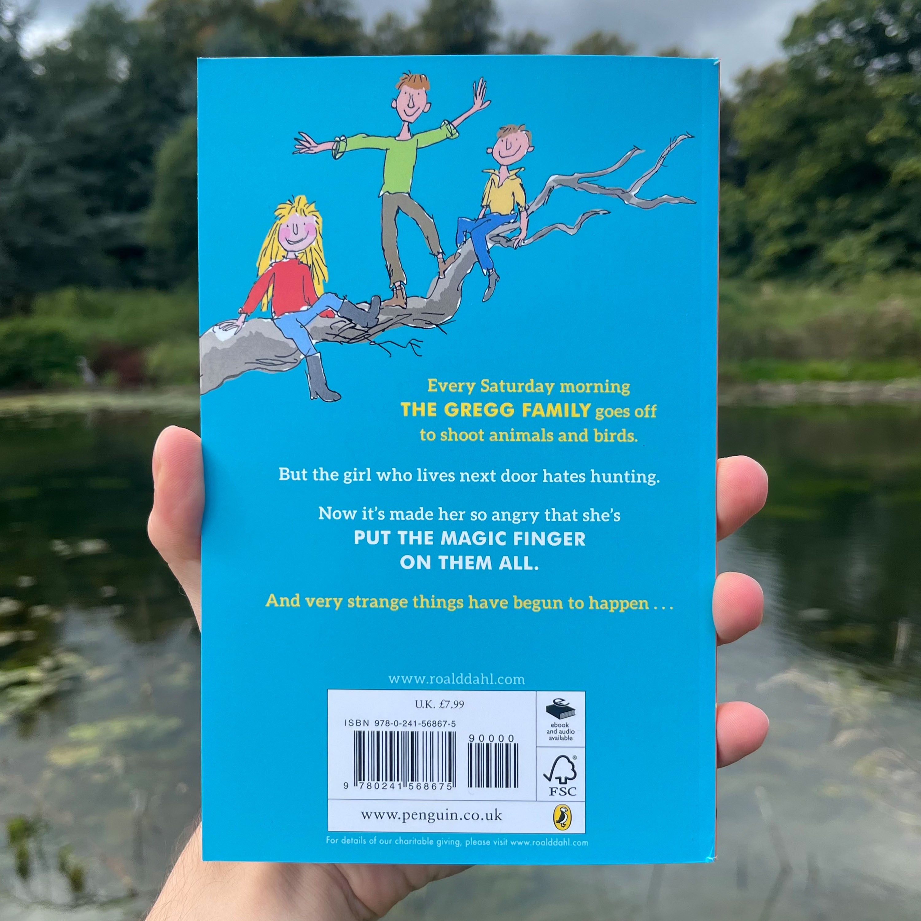 Magic Finger Tree The Magic Finger Paperback – The Roald Dahl Museum Online Shop