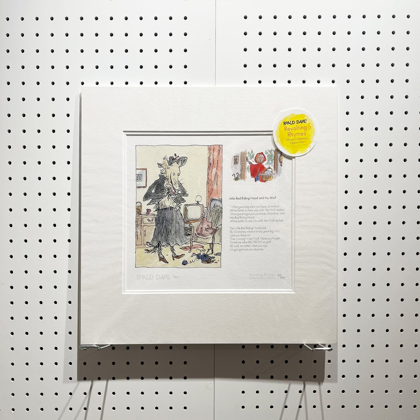 Limited Edition Print Little Red Riding Hood and the Wolf RD9304